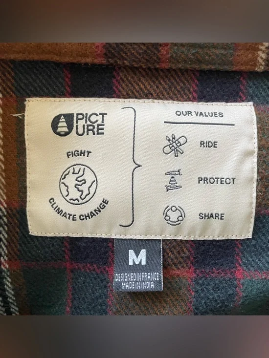 Sotola plaid coat🧥 medium - Picture 10 of 12